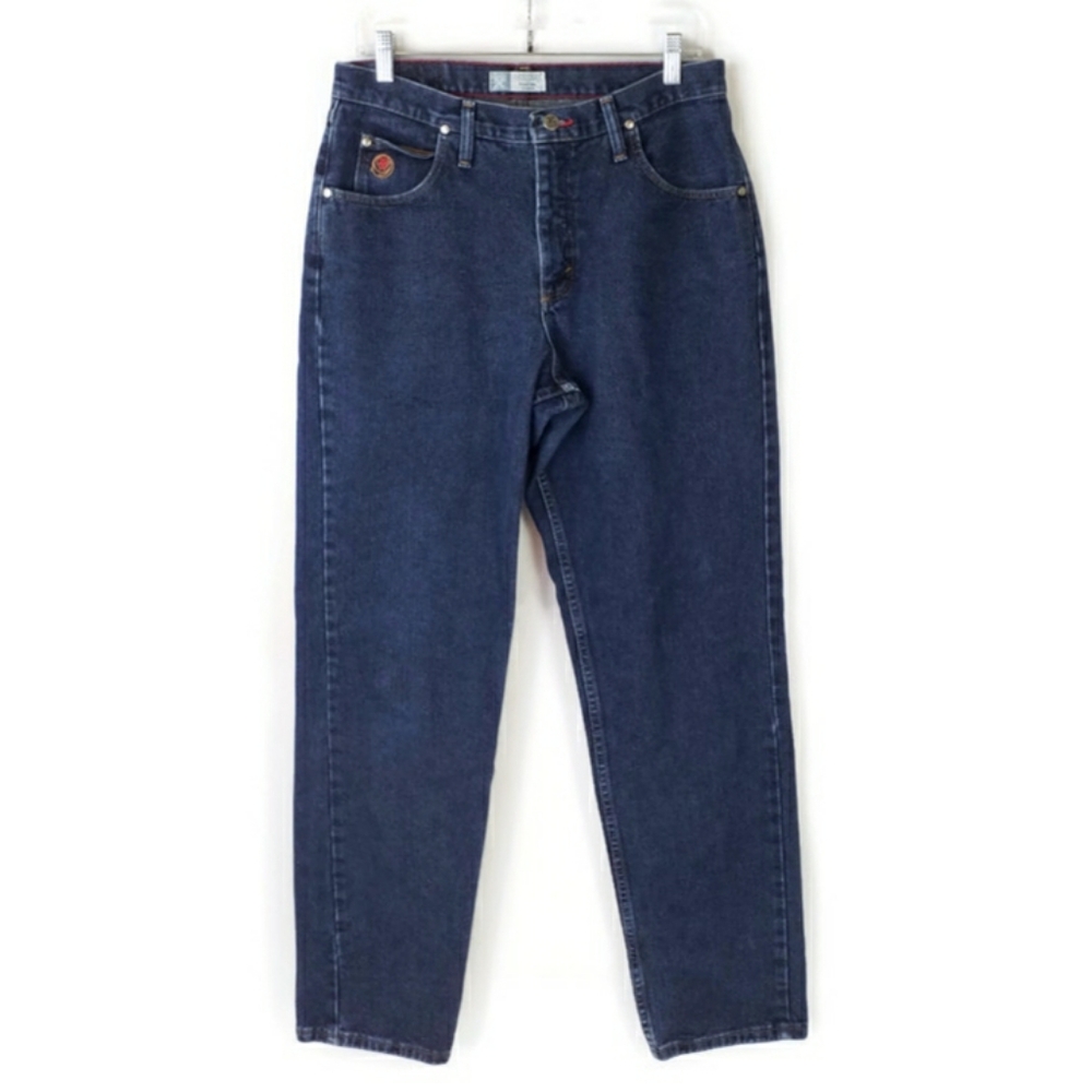 Wrangler TwentyX Calgary Relaxed Fit Straight Leg Denim Jeans Womens 31.5x33.5